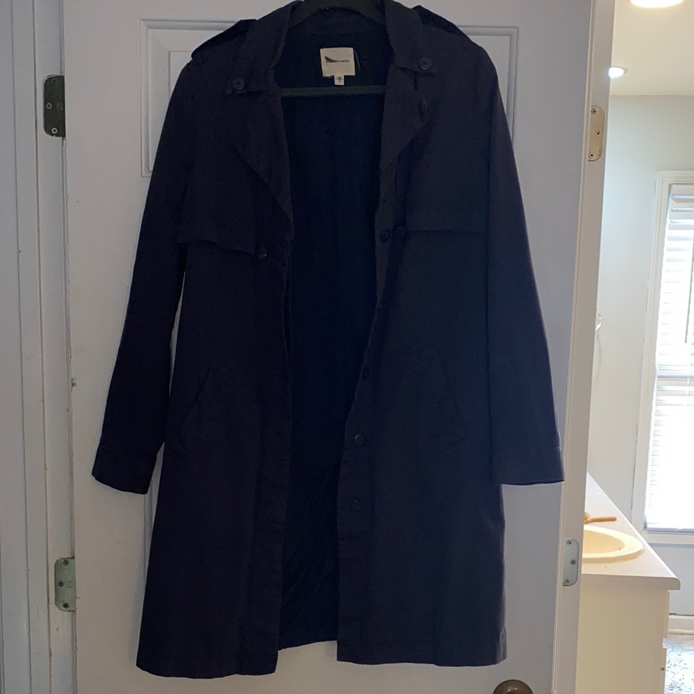 Silence + Noise Black Trench Coat